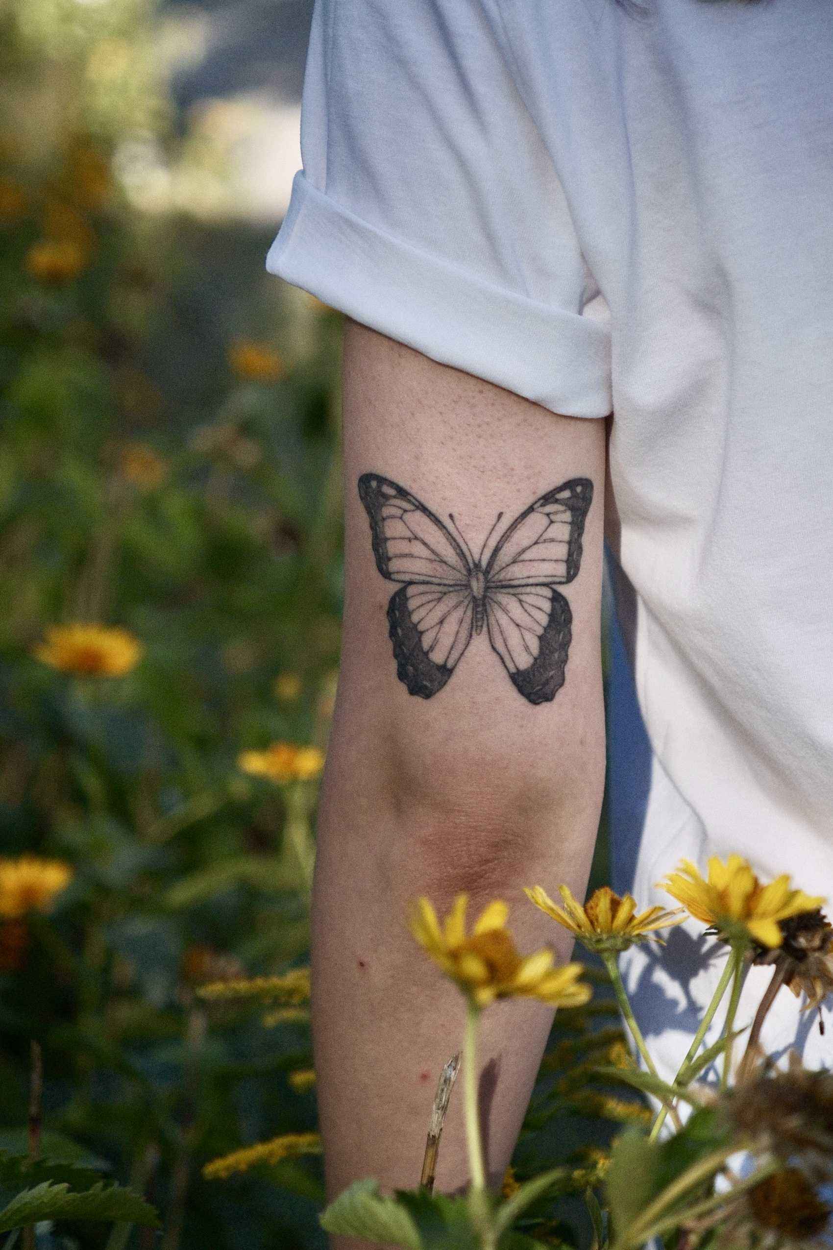 królink — tatuaż botaniczny