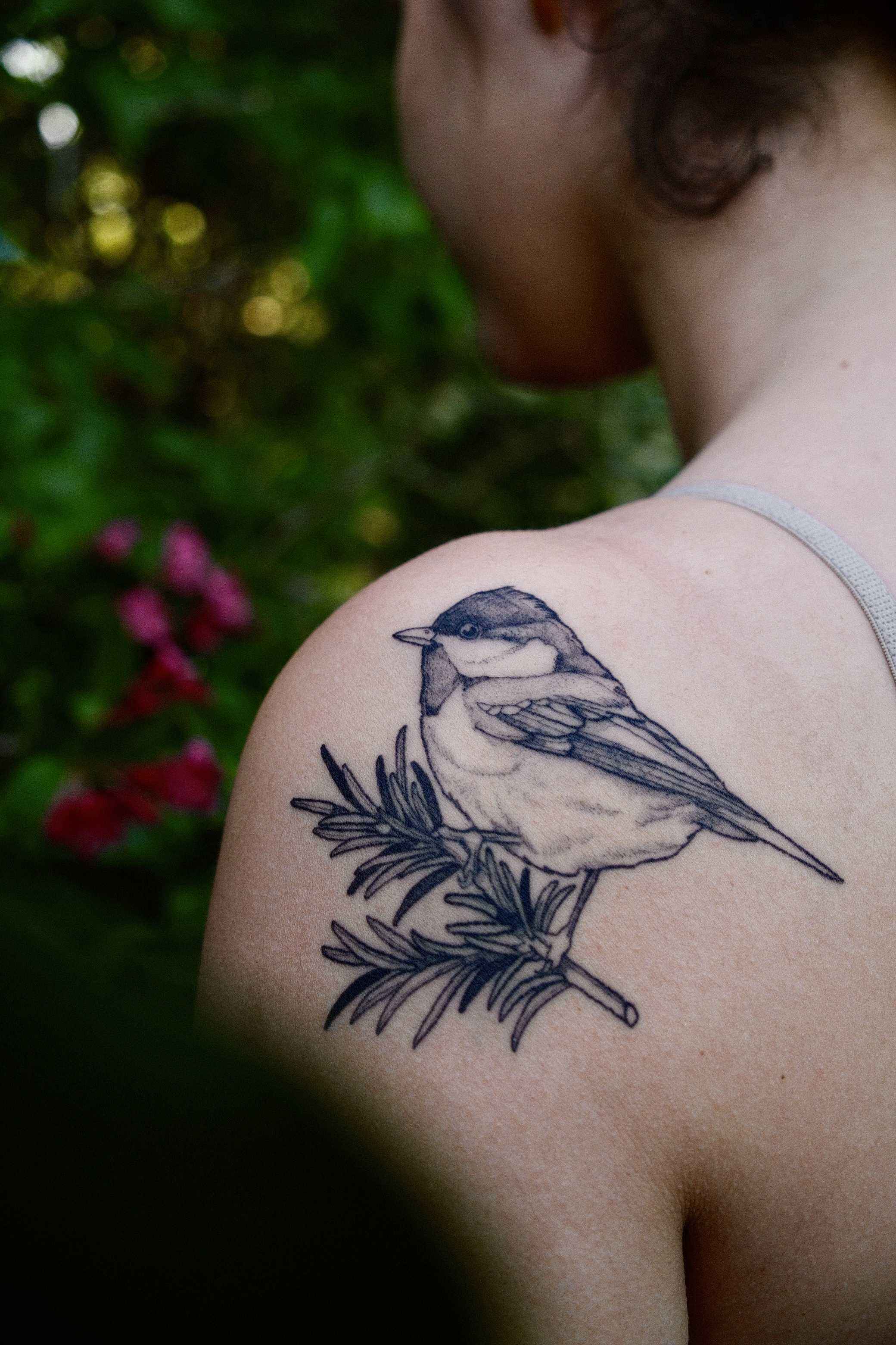 królink — tatuaż botaniczny